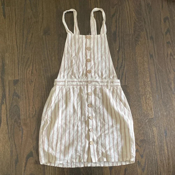 Dresses & Skirts - Garage Striped Overall Dress